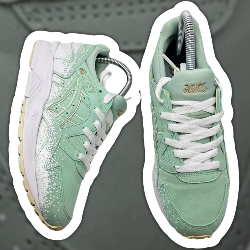 Asics Gel-Lyte V Womens 6.5 Shoes Sneakers Light Mint Green Athletic H6S6Y Rare